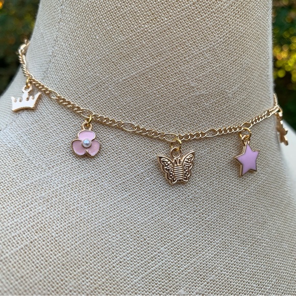 Handmade Coquette Charm Choker Necklace - Picture 10 of 11